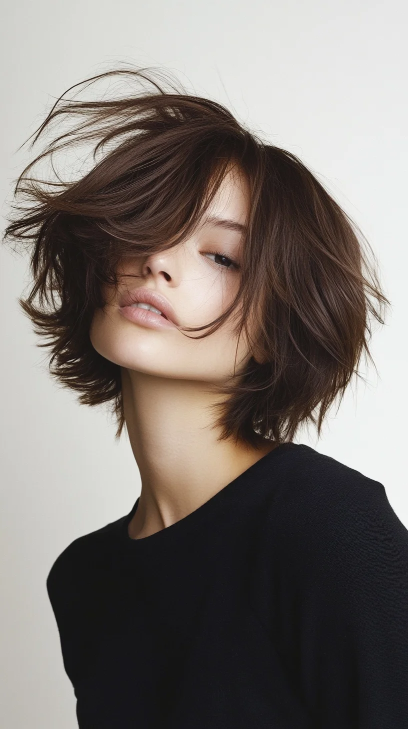 Effortlessly Chic The Textured Bob with Volume