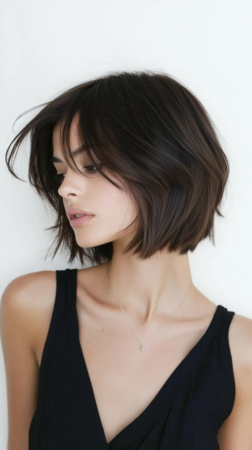 Effortlessly Chic: The Textured Lob