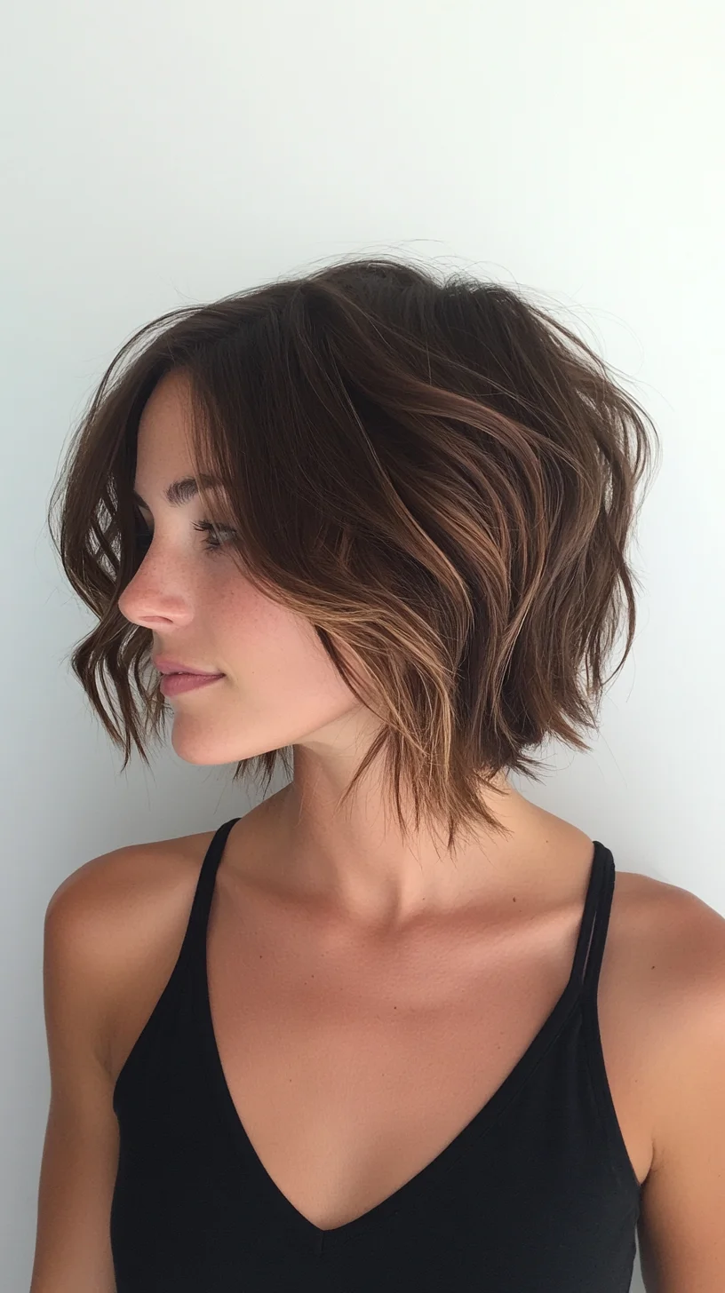 Effortlessly Chic: The Textured Lob for a Modern Look