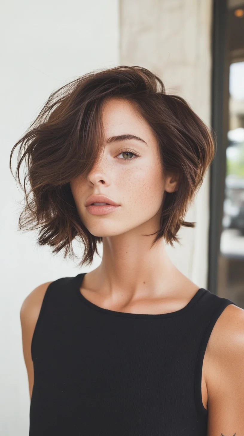 Effortlessly Chic: The Textured Lob for Modern Elegance