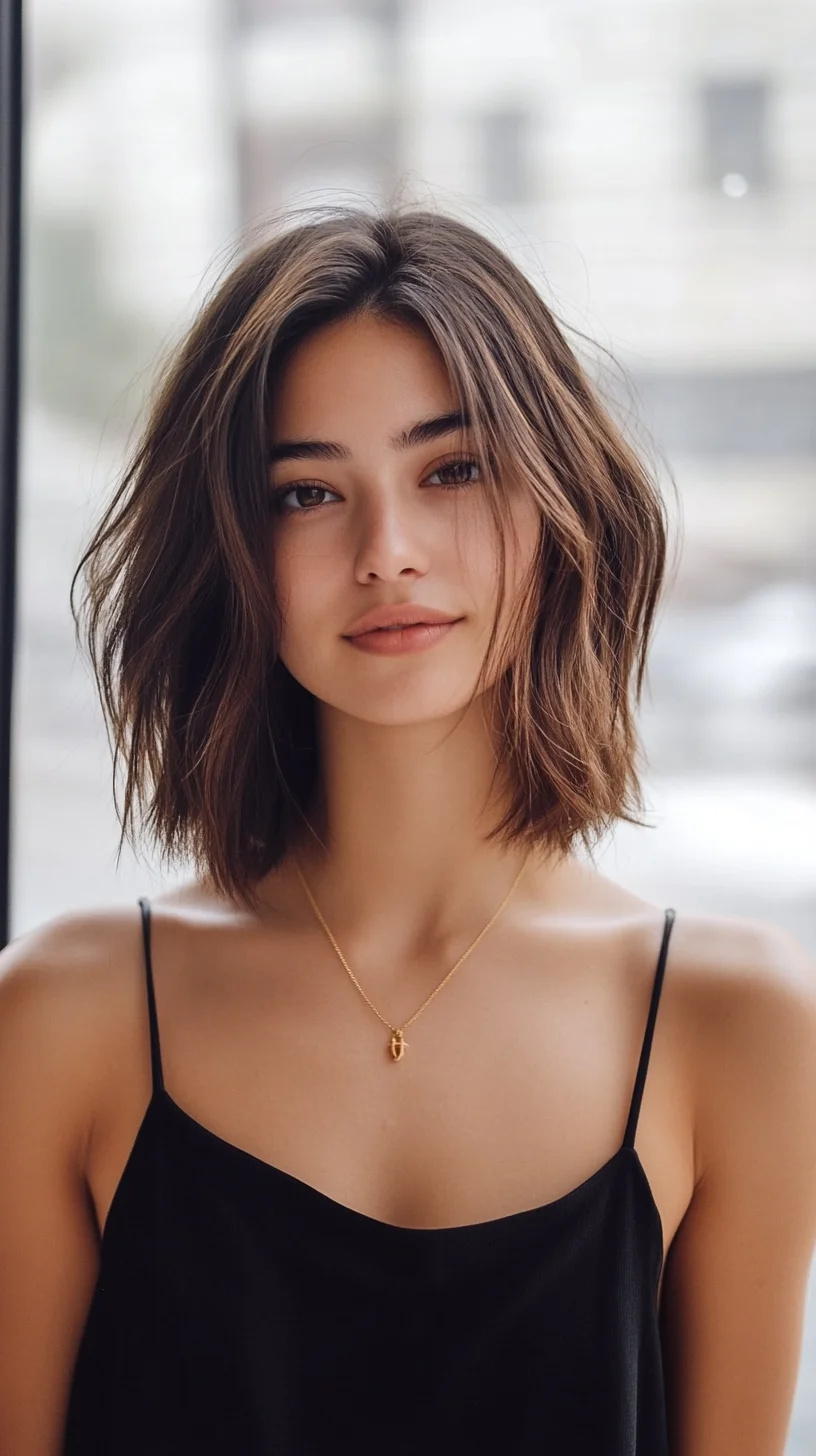 Effortlessly Chic The Textured Lob That Transforms