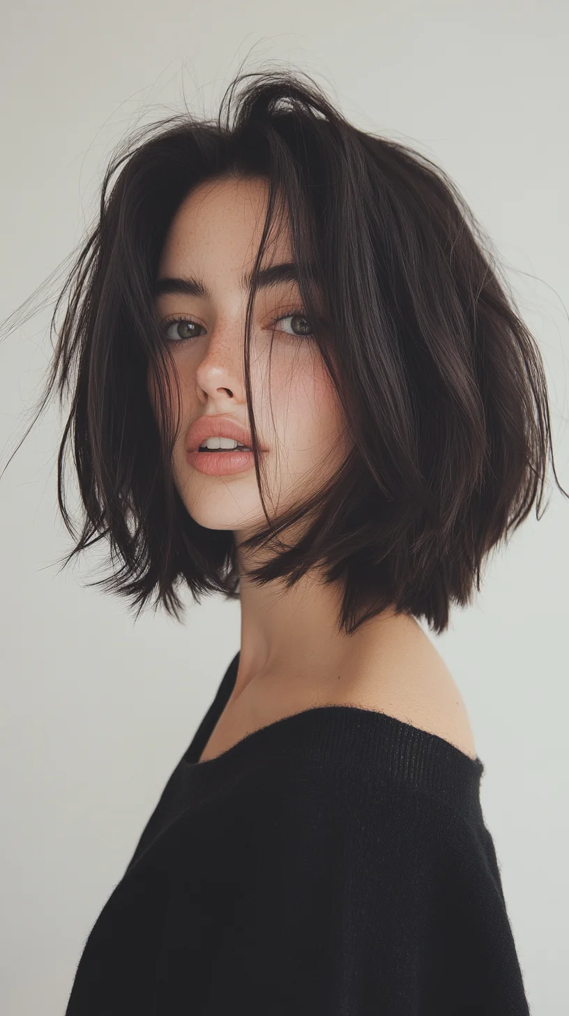 Effortlessly Chic The Textured Lob with Soft Waves