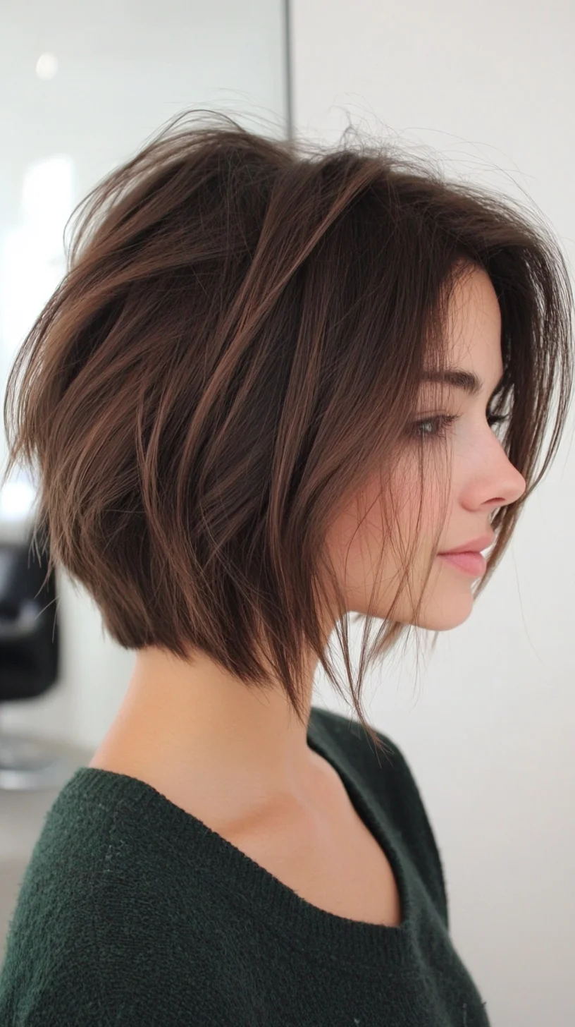 Effortlessly Chic The Textured Lob with Volume