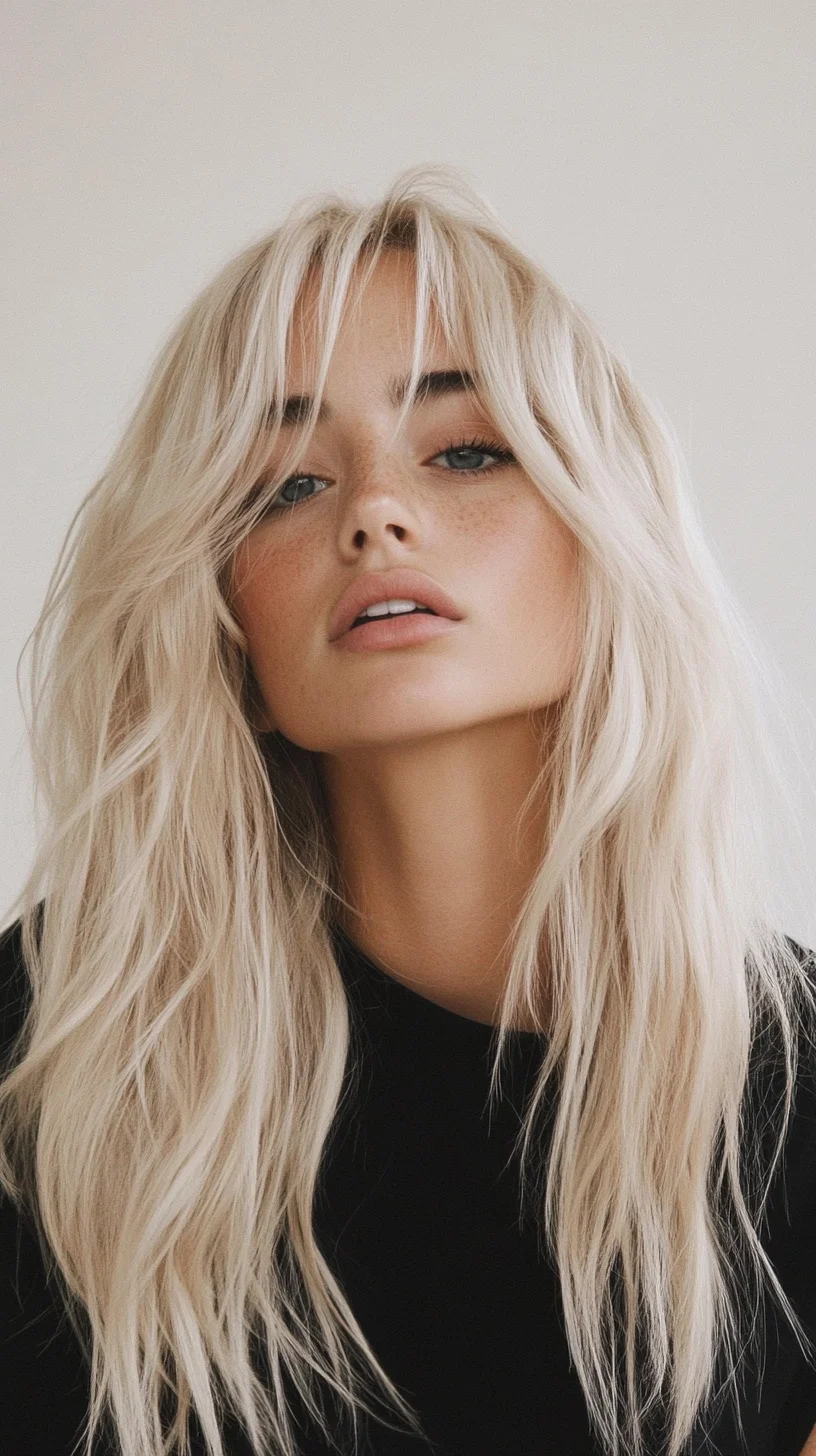 Effortlessly Chic: The Textured Long Beach Waves