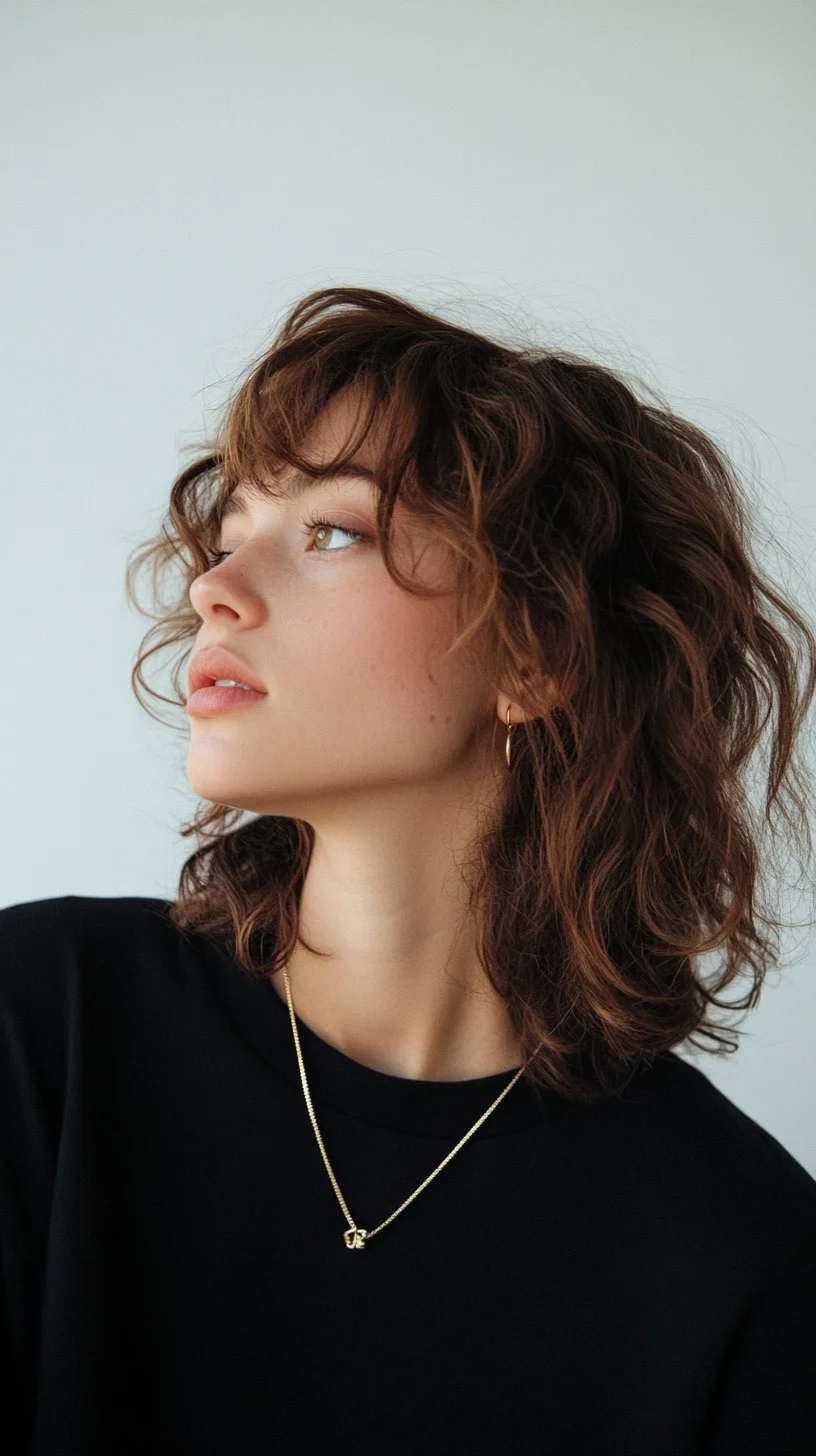 Effortlessly Chic The Textured Medium Bob with Soft Waves