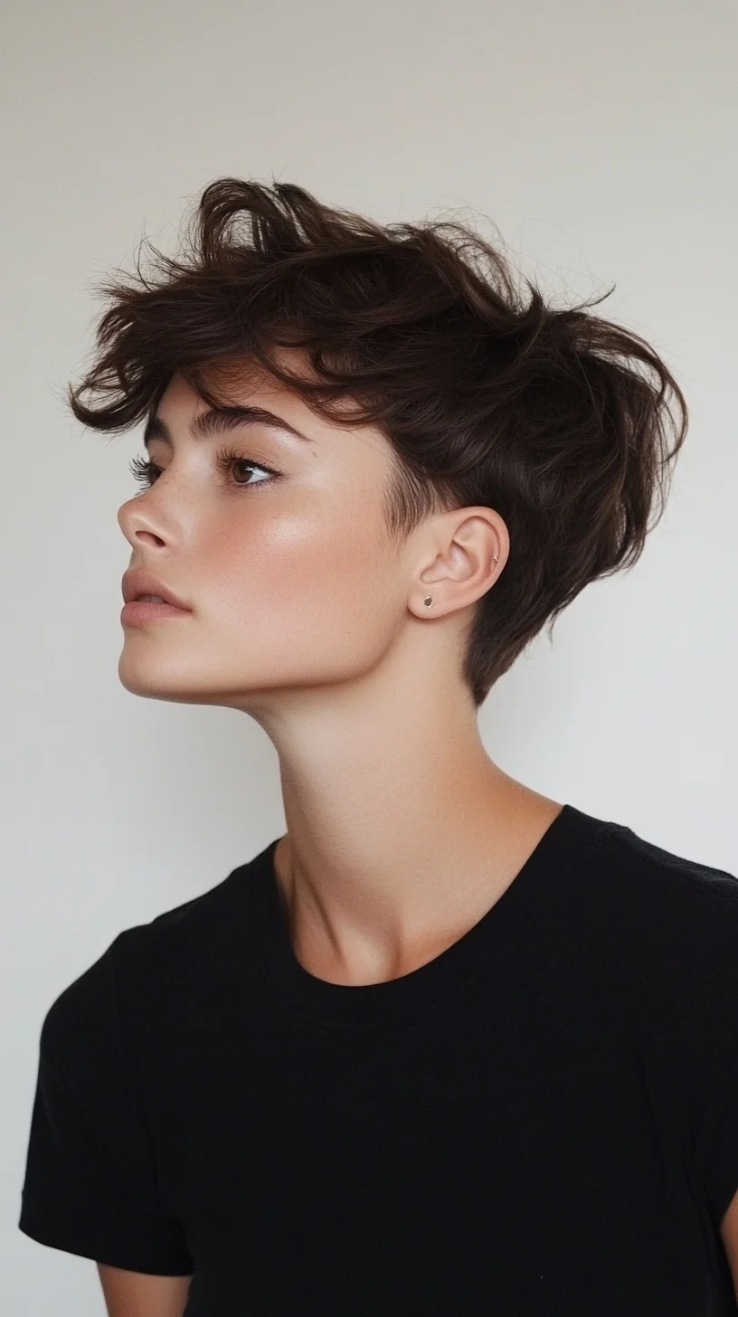 Effortlessly Chic: The Textured Pixie Cut