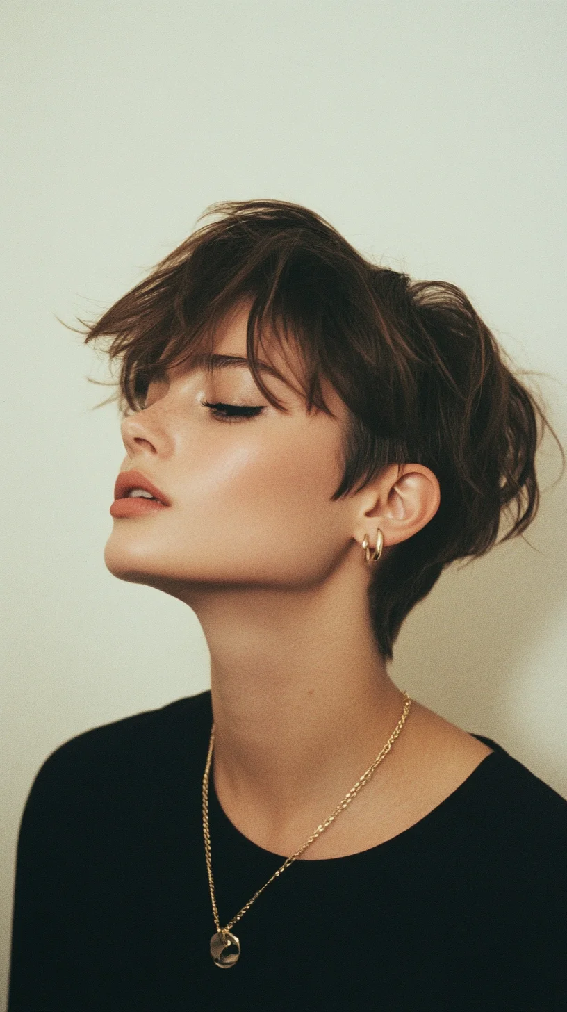 Effortlessly Chic: The Textured Pixie Cut