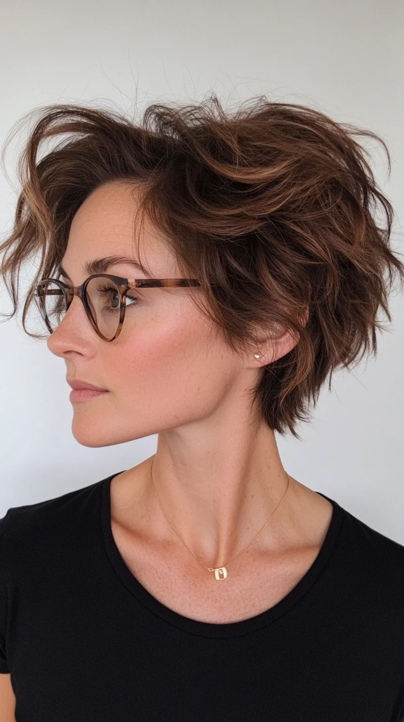 Effortlessly Chic: The Textured Pixie Cut