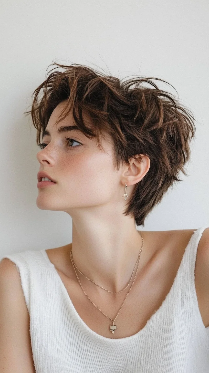 Effortlessly Chic The Textured Pixie Cut