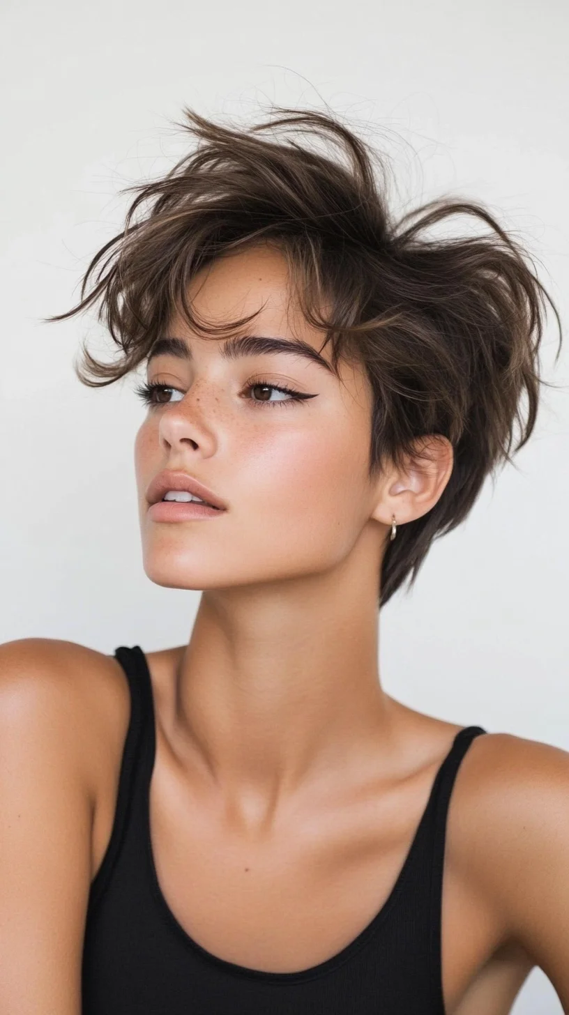 Effortlessly Chic The Textured Pixie Cut