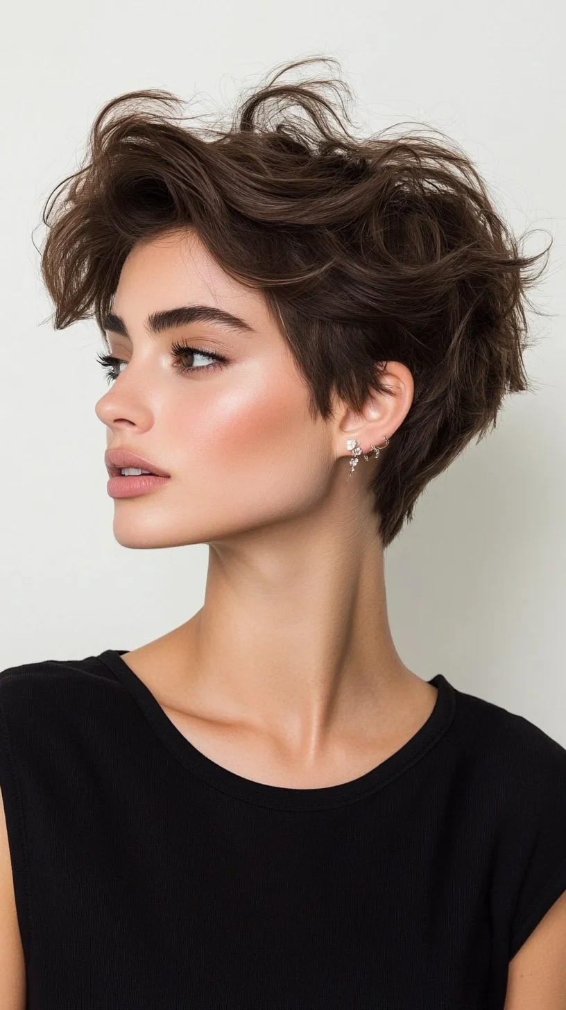 Effortlessly Chic The Textured Pixie Cut