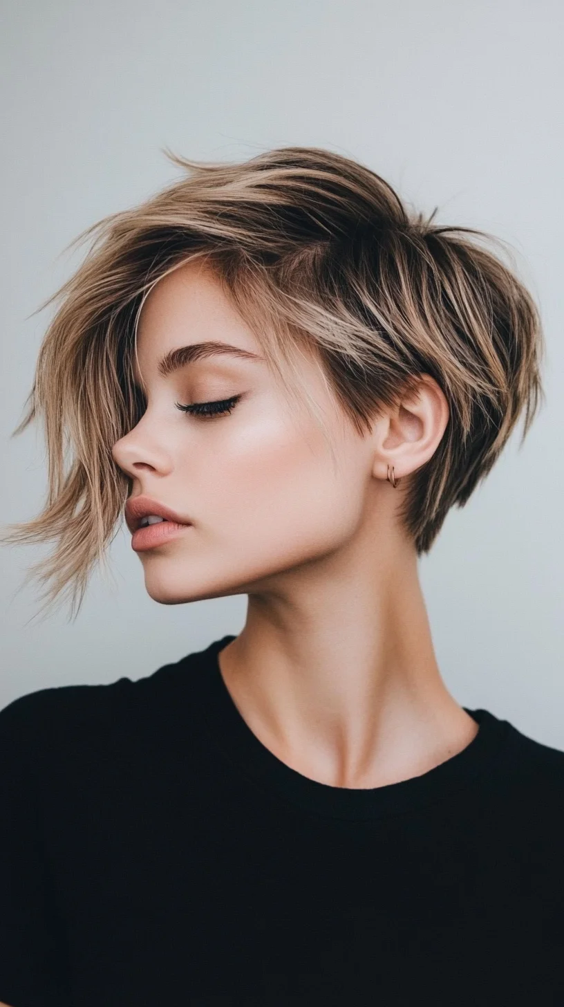 Effortlessly Chic: The Textured Pixie Cut for a Bold Look