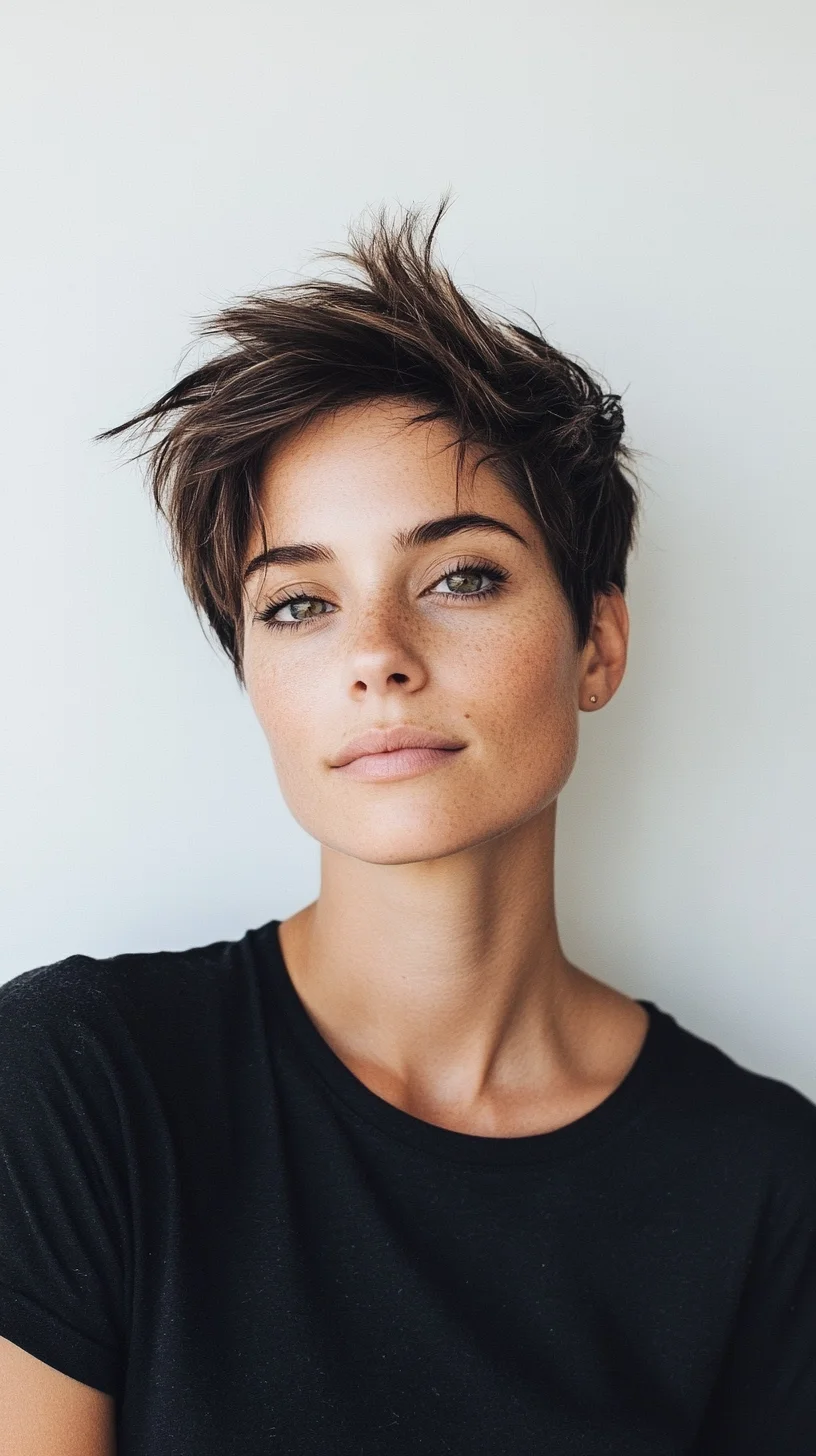 Effortlessly Chic The Textured Pixie Cut for Every Occasion