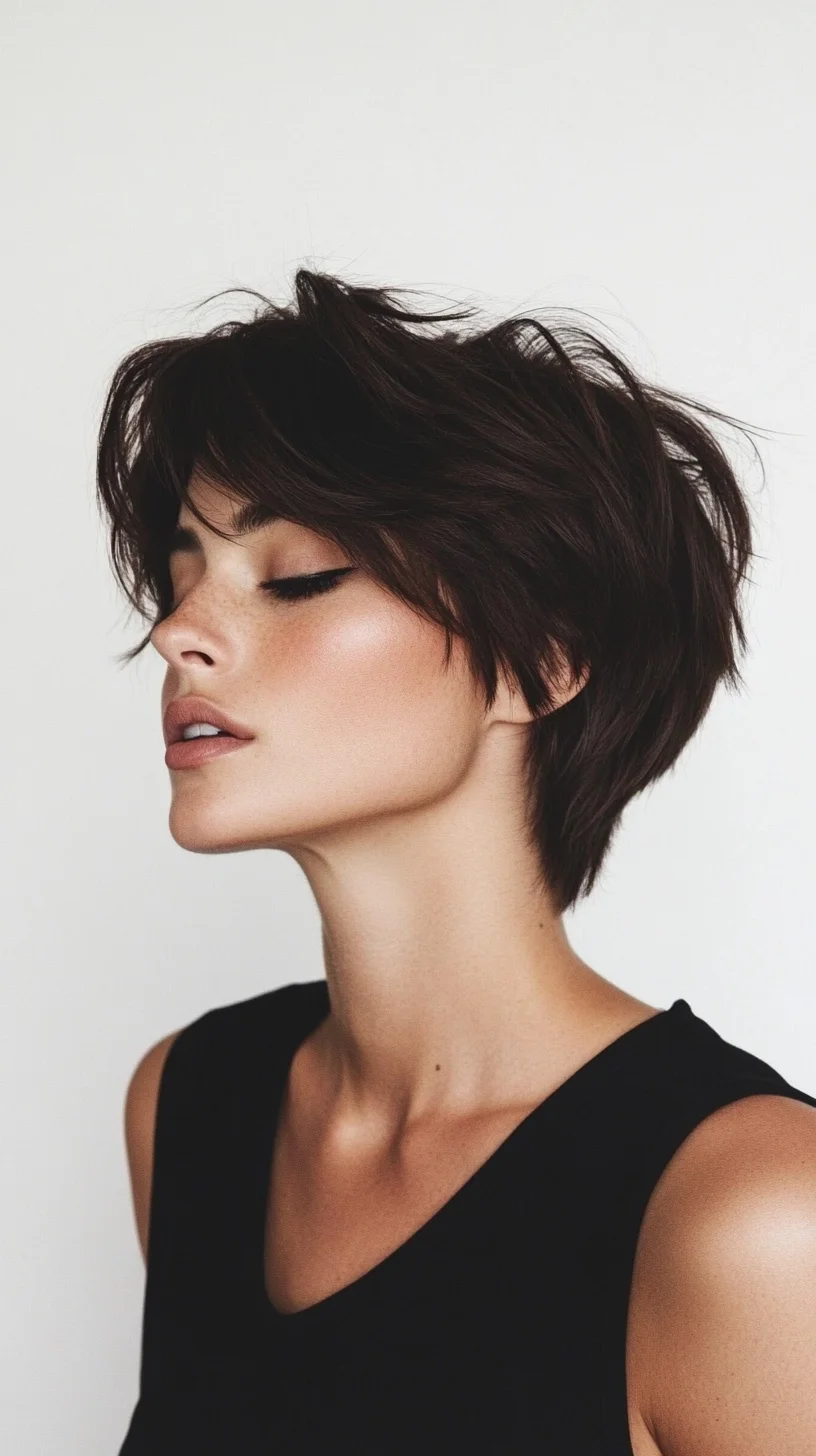 Effortlessly Chic: The Textured Pixie Cut Redefined