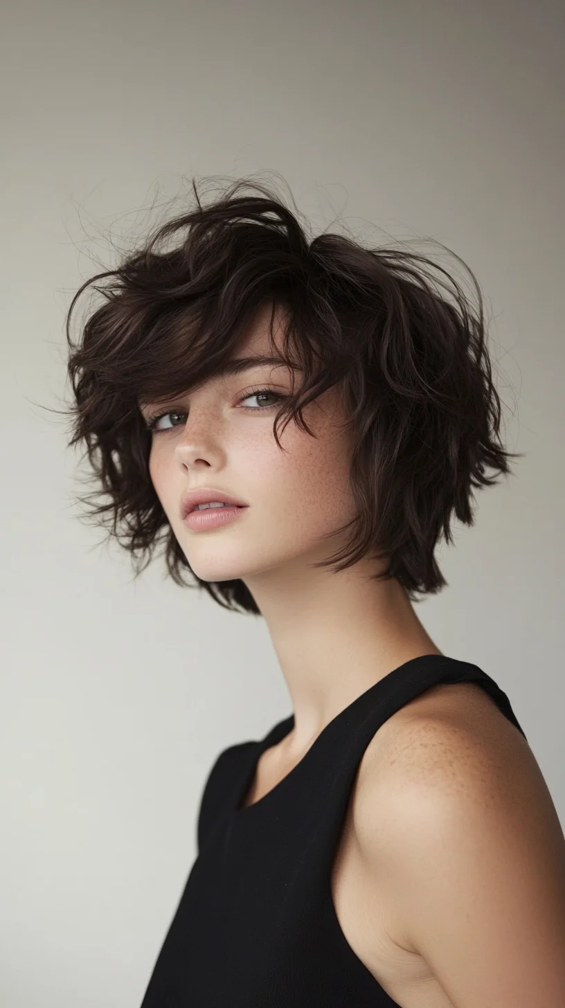 Effortlessly Chic: The Textured Shag Cut for Modern Elegance