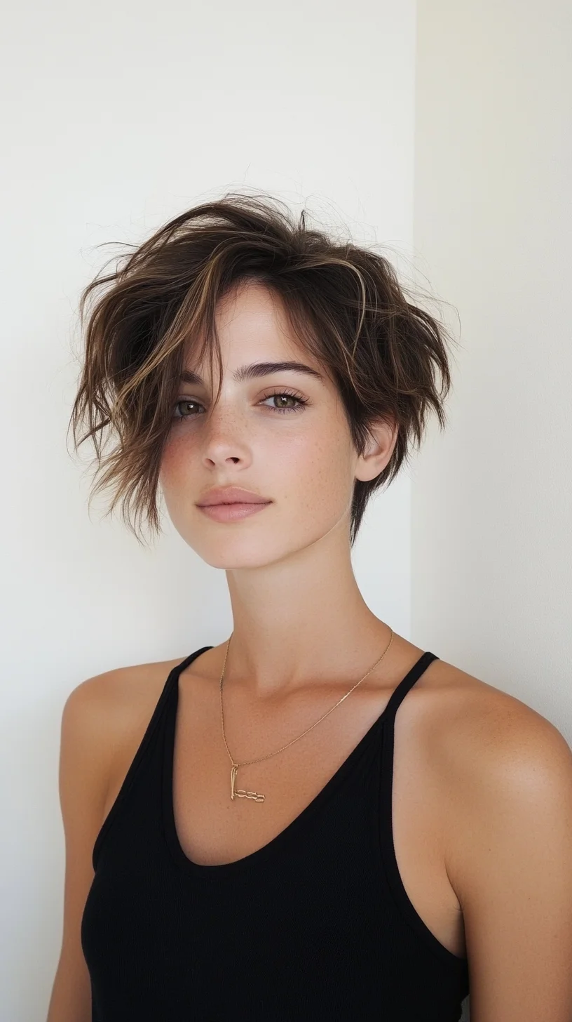 Effortlessly Chic The Textured Short Bob