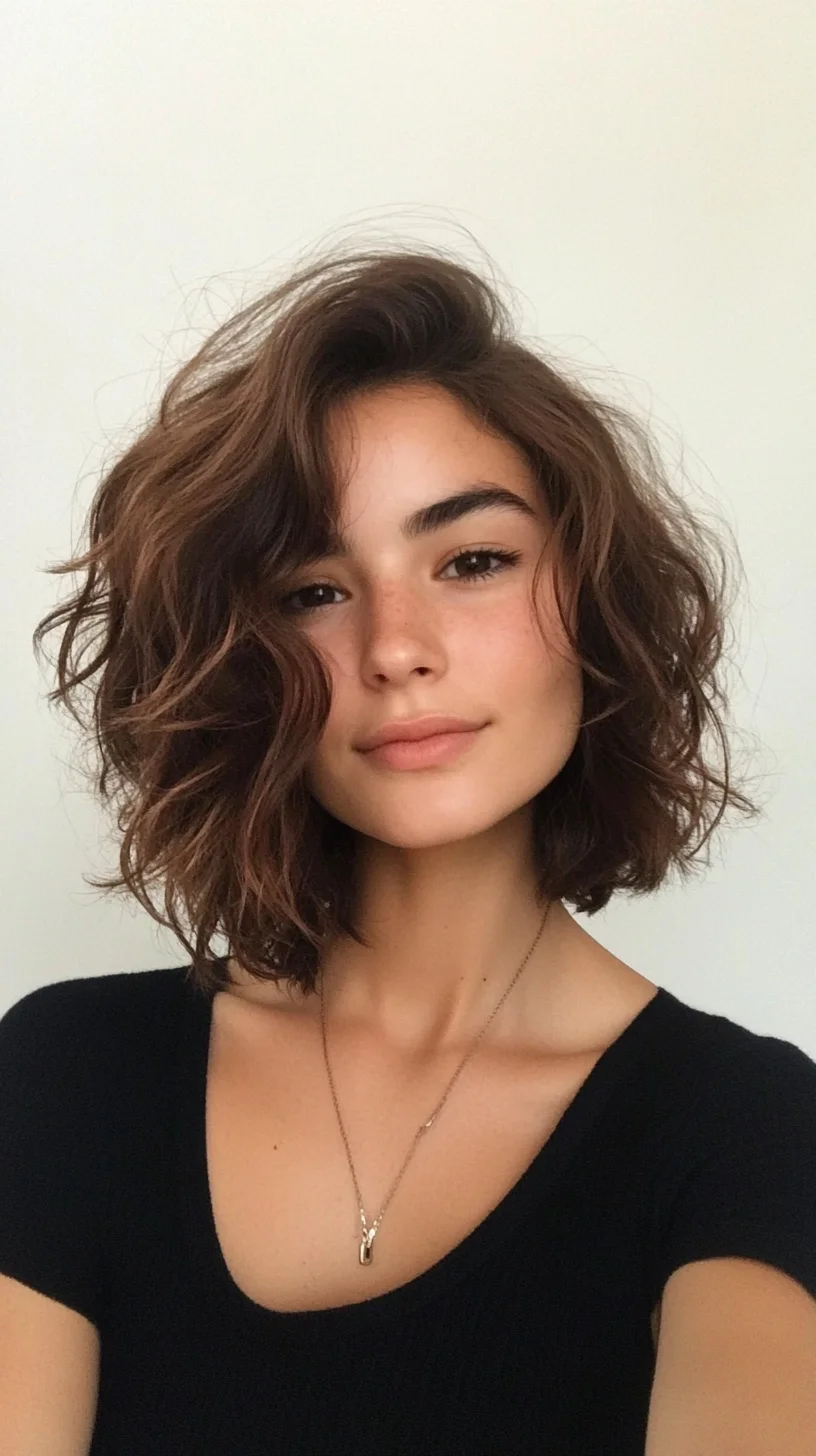 Effortlessly Chic The Textured Shoulder-Length Bob