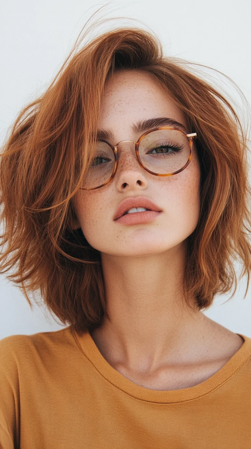 Effortlessly Chic: The Textured, Wavy Bob for Radiant Style