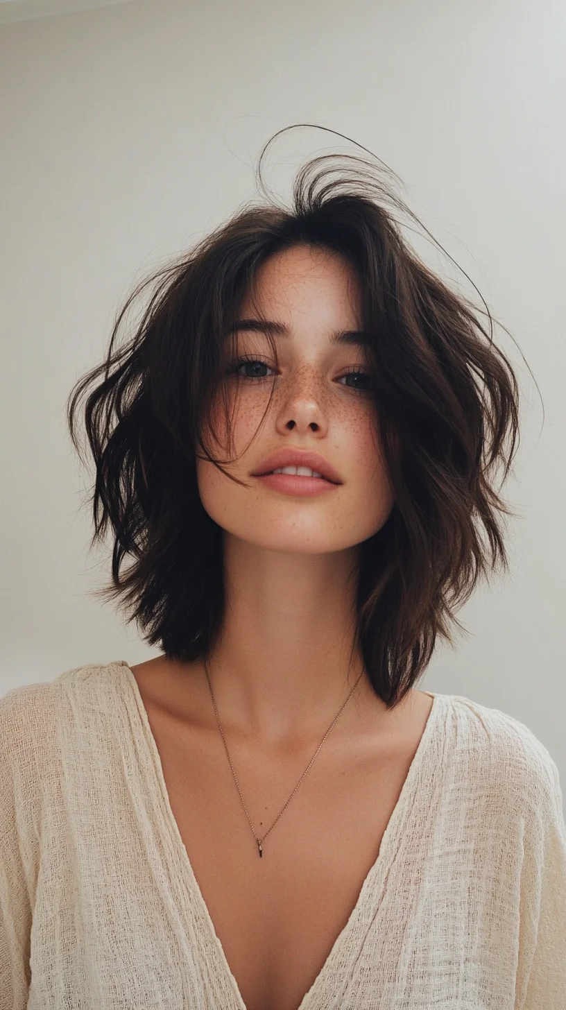 Effortlessly Chic The Tousled Bob