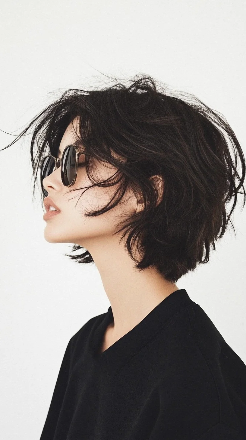 Effortlessly Chic The Tousled Bob for Modern Elegance