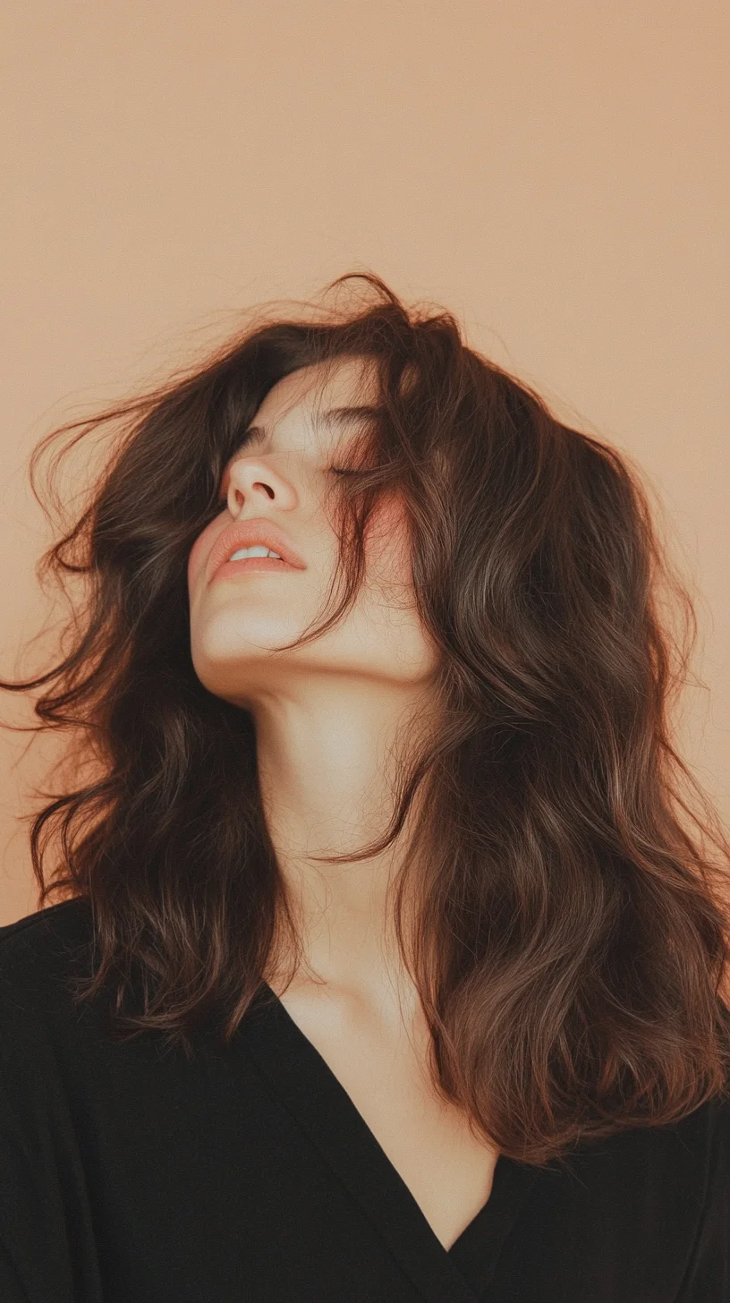 Effortlessly Chic The Tousled, Layered Waves