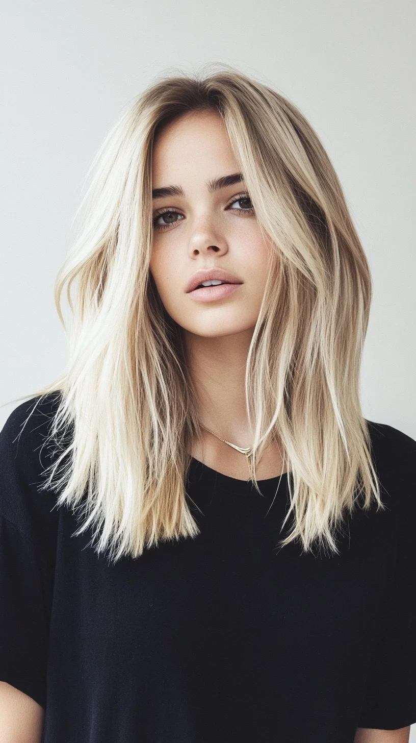 Effortlessly Chic: The Tousled Lob for a Modern Vibe