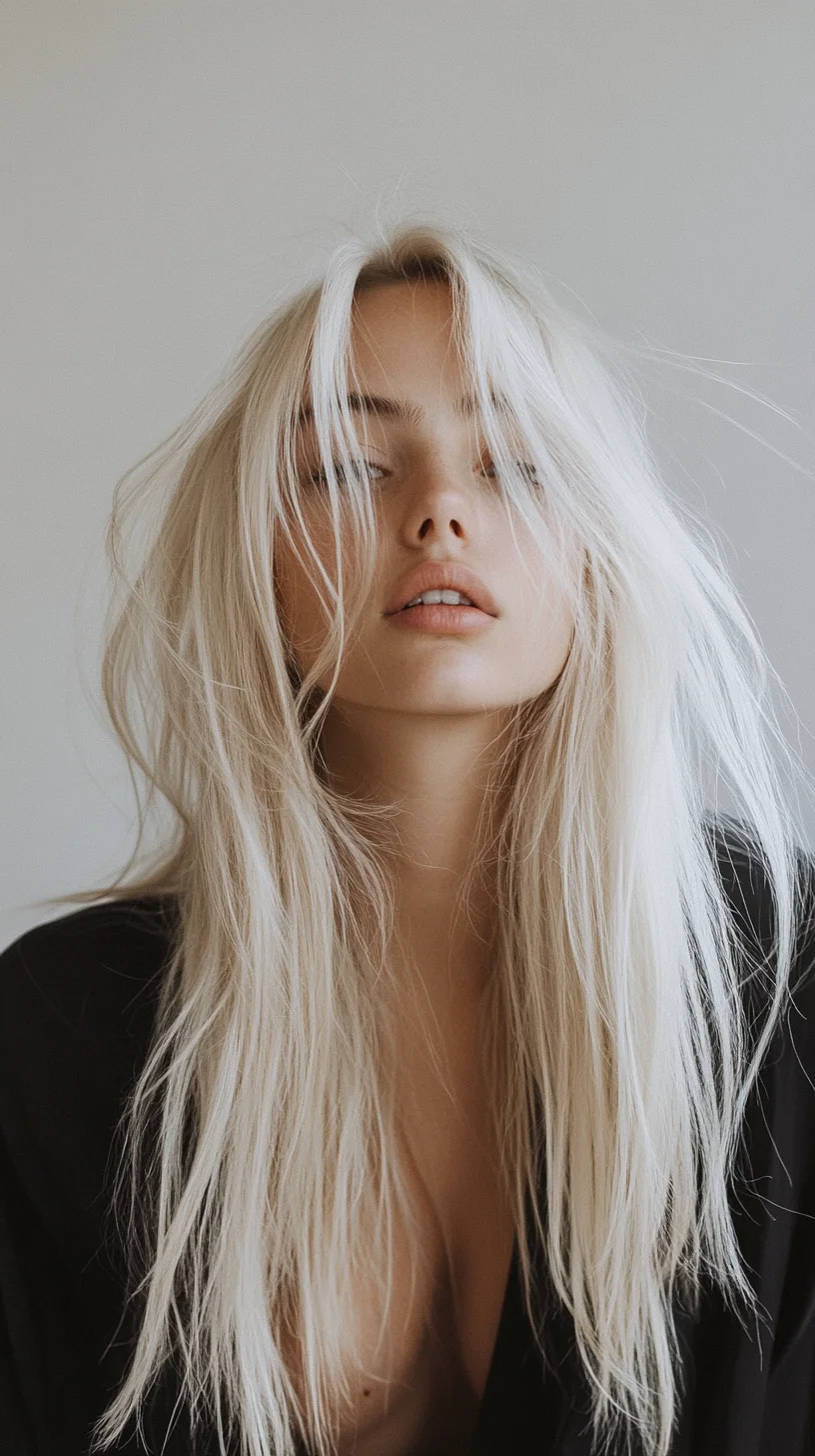 Effortlessly Chic: The Tousled Long Layered Look