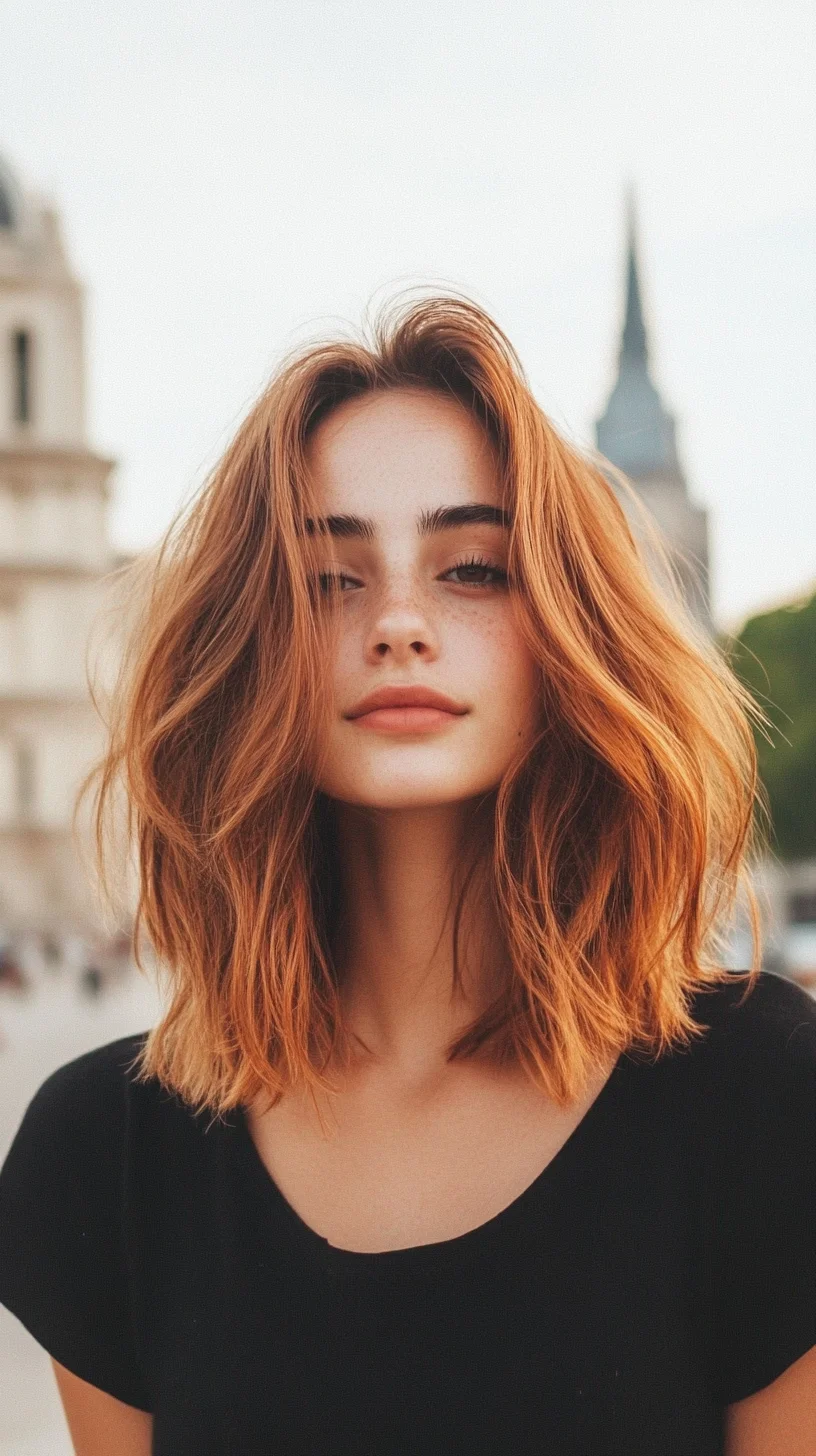 Effortlessly Chic The Tousled Mid-Length Cut