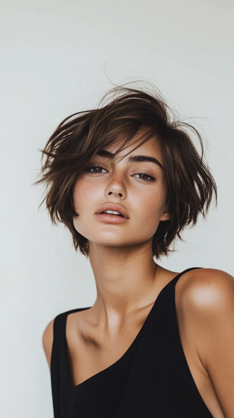 Effortlessly Chic The Tousled Textured Bob