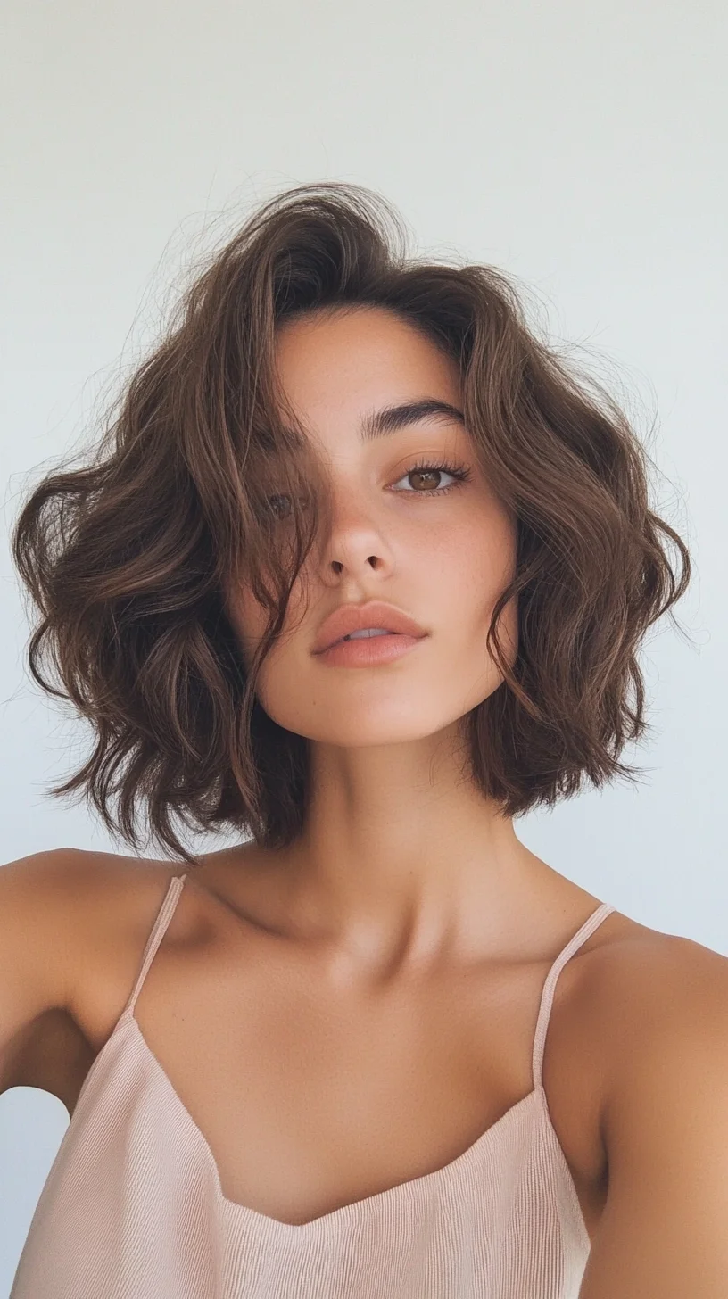 Effortlessly Chic The Tousled Wavy Bob