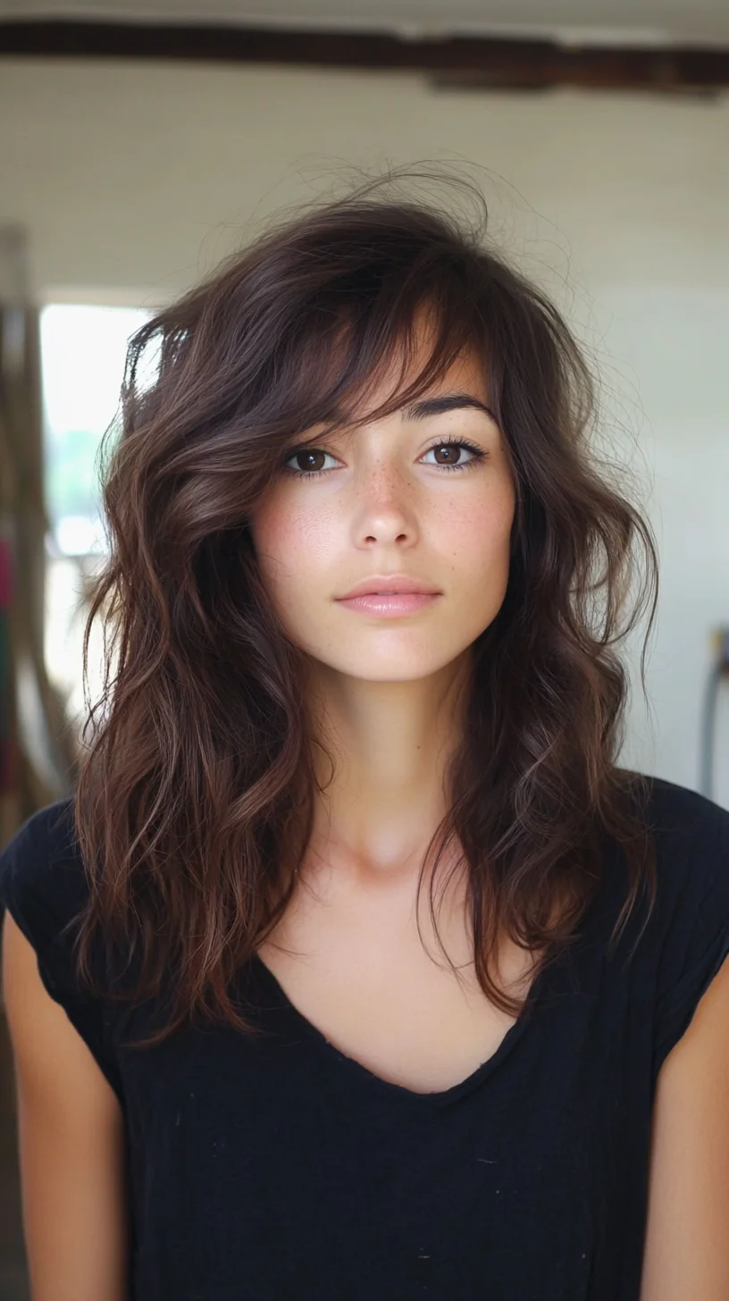 Effortlessly Chic: The Tousled Wavy Lob