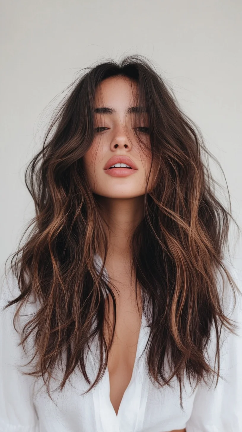 Effortlessly Chic The Tousled Wavy Mane