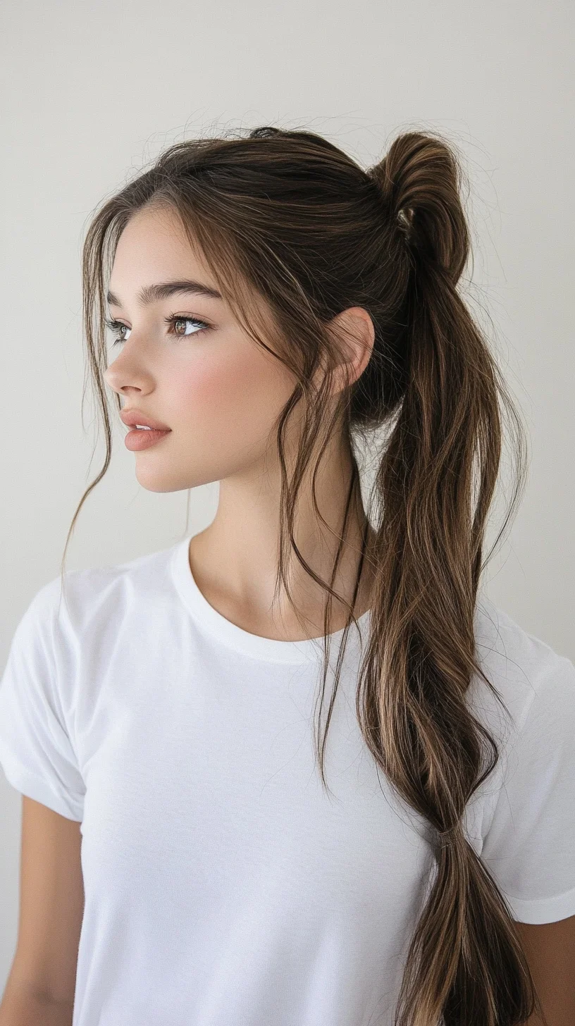 Effortlessly Chic The Trendy Messy Ponytail for Every Occasion