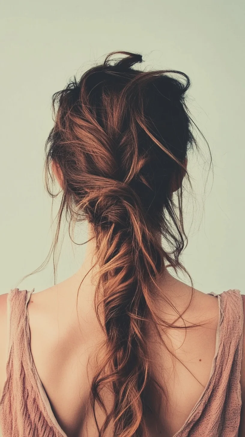 Effortlessly Chic: The Twisted Tendril Hairstyle