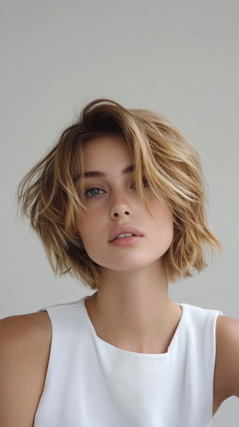 Effortlessly Chic: The Versatile Messy Bob