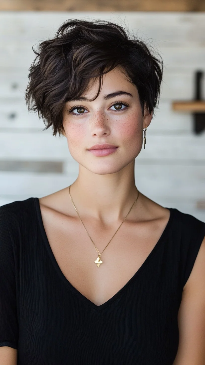 Effortlessly Chic The Versatile Textured Pixie