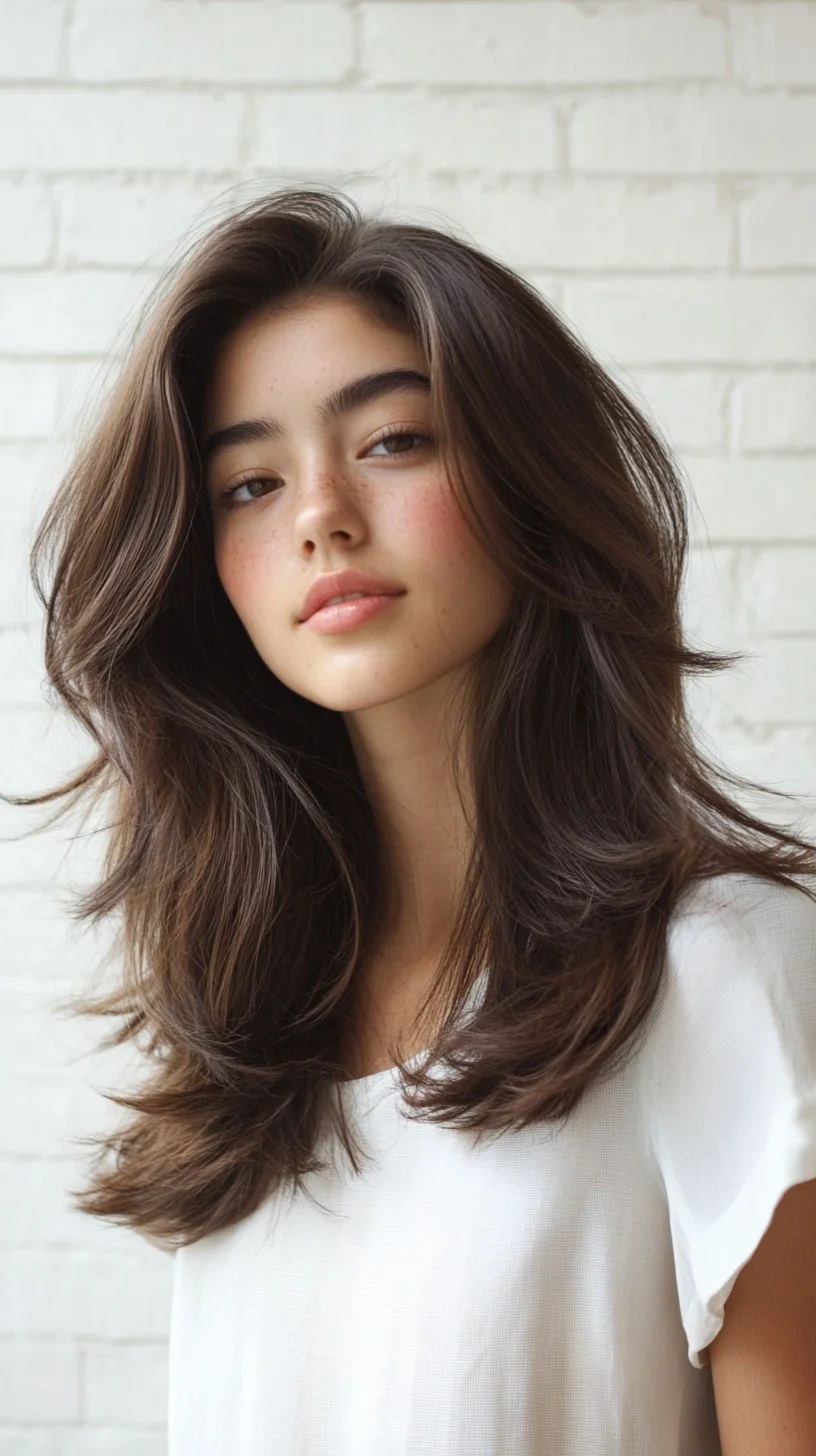 Effortlessly Chic The Voluminous Layered Mane