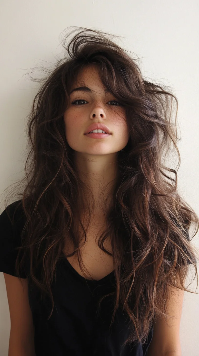 Effortlessly Chic: The Voluminous Wavy Mane