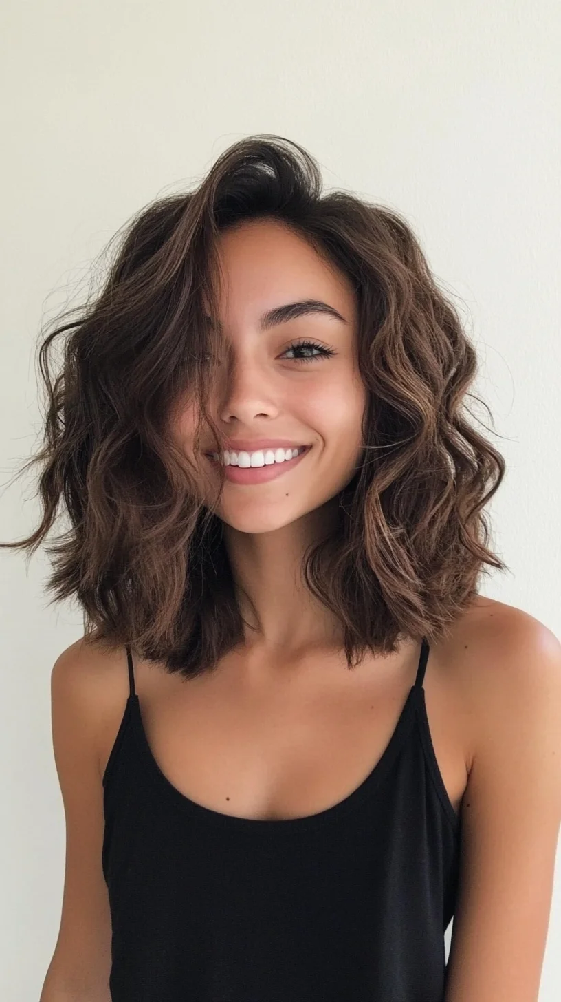 Effortlessly Chic The Wavy Lob for Every Occasion