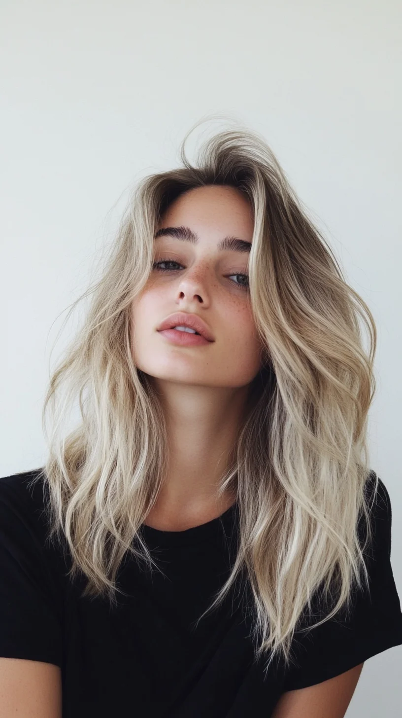 Effortlessly Chic: The Wavy Lob Takes Center Stage