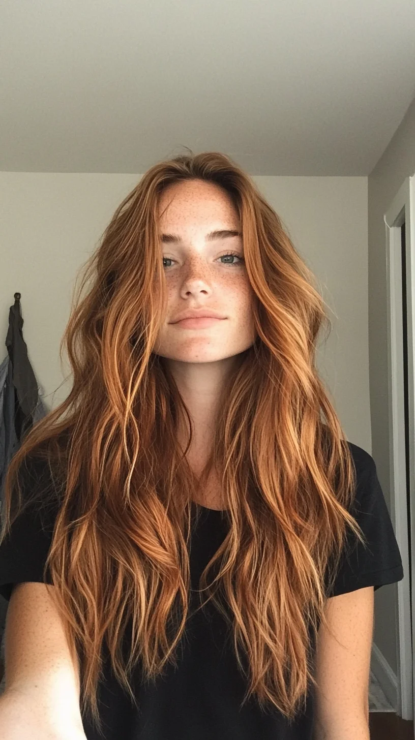 Effortlessly Chic: The Wavy, Sun-Kissed Long Hairstyle