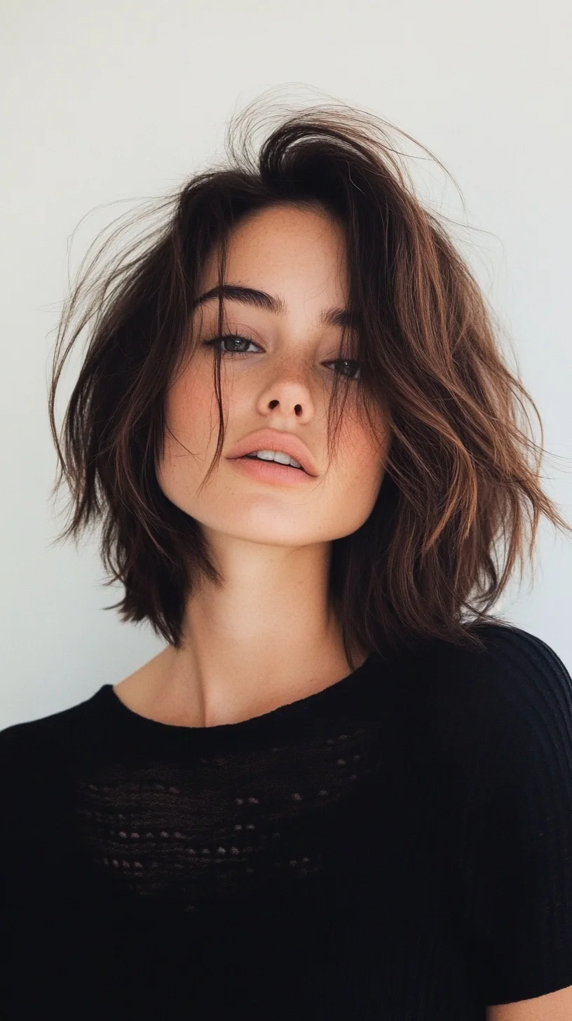 Effortlessly Chic The Wavy Textured Lob