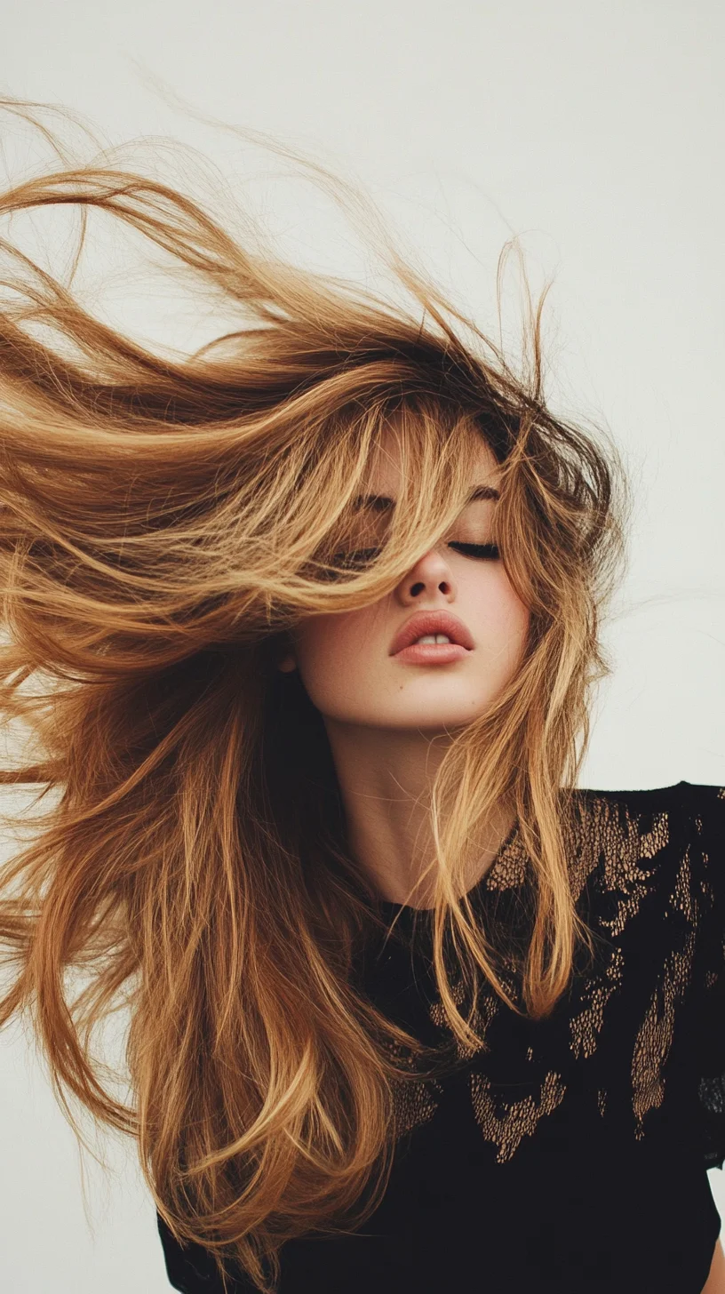 Effortlessly Chic The Windswept Layered Mane