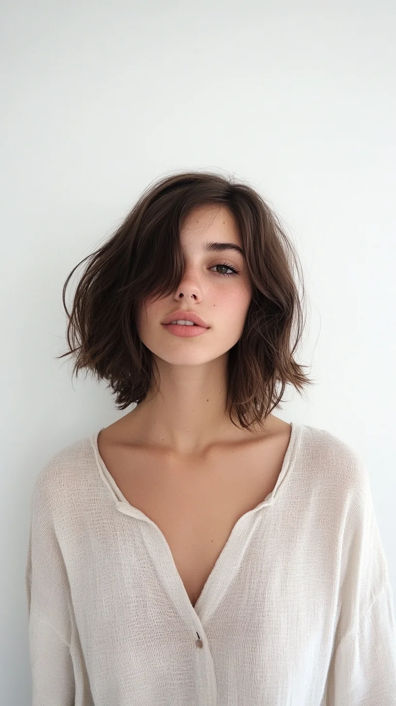 Effortlessly Chic Tousled Bob A Versatile Hairstyle for All Occasions