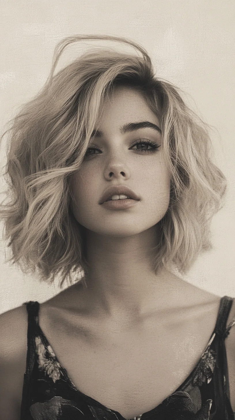 Effortlessly Chic Unlock the Potential of a Tousled Bob