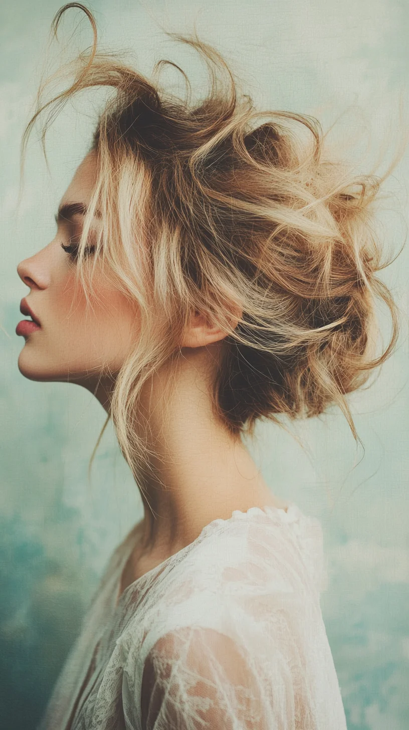 Effortlessly Chic Updo The Perfect Blend of Romance and Edge