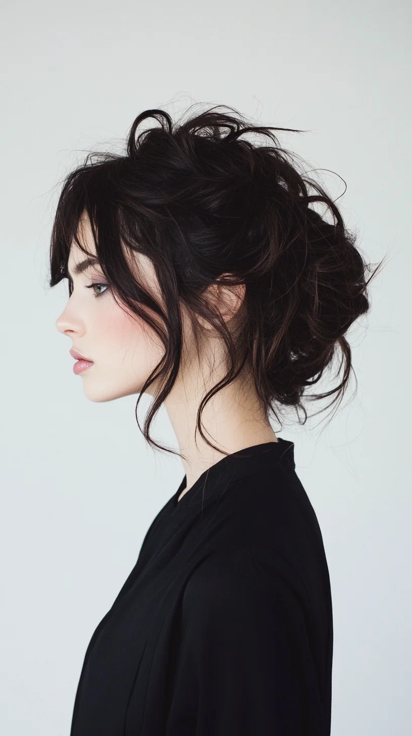 Effortlessly Chic Updo The Perfect Messy Bun for Any Occasion