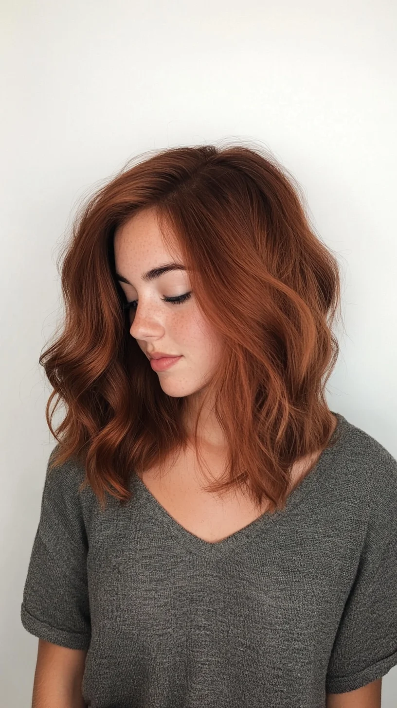 Effortlessly Chic Waves The Perfect Lob for All Occasions