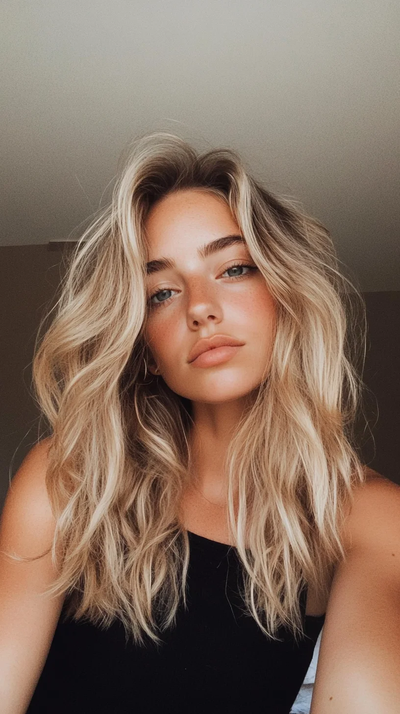 Effortlessly Chic Waves: The Ultimate Beachy Hair Look