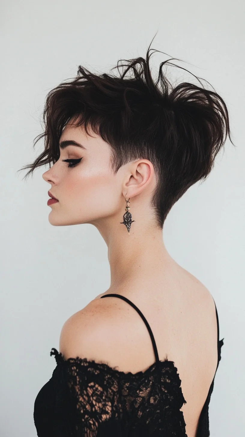 Effortlessly Edgy The Modern Pixie Cut with Volume and Texture